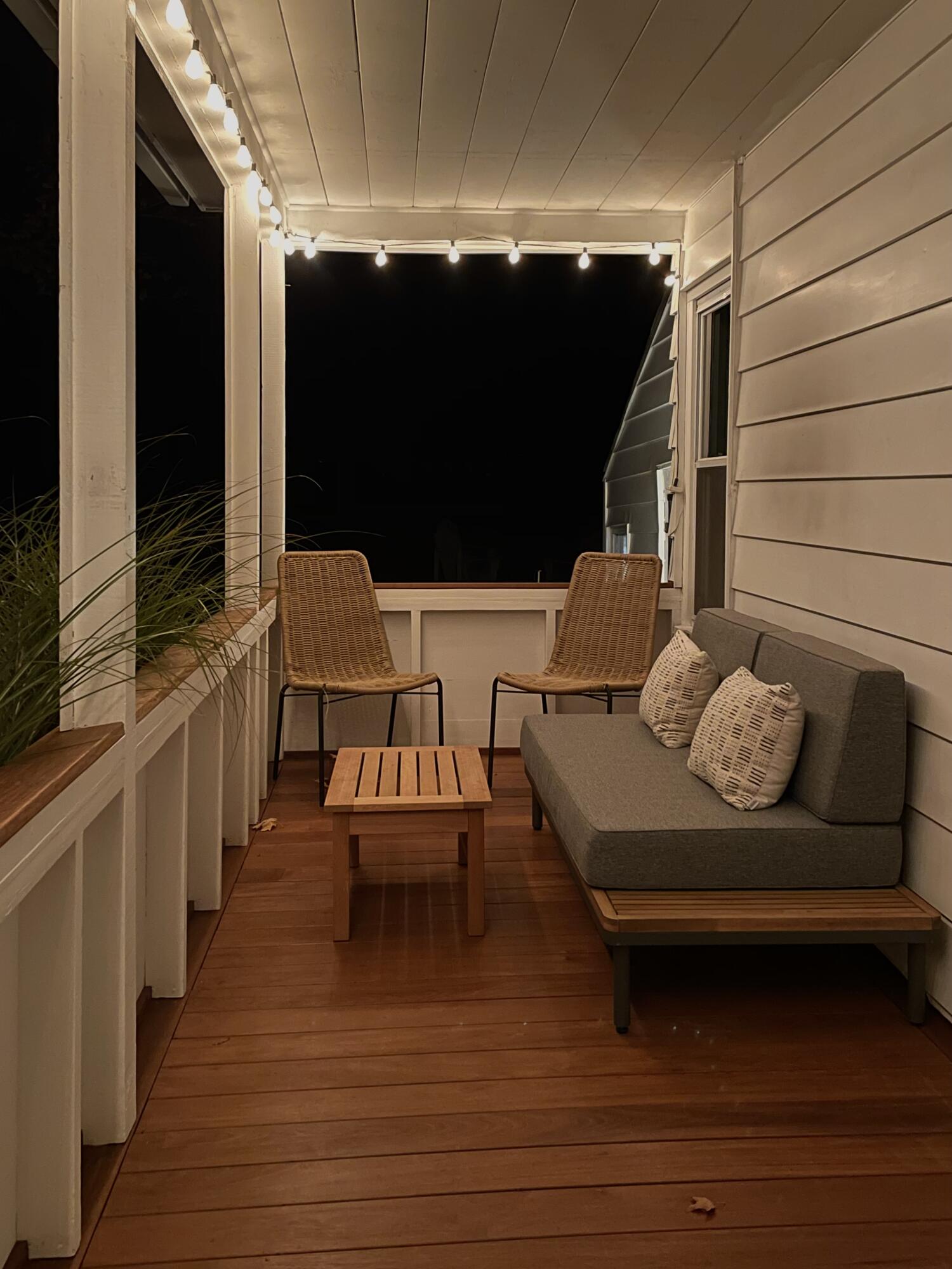 6 Maple Street Standish, ME 04084 - Photo 46 of 57 Porch w lights night