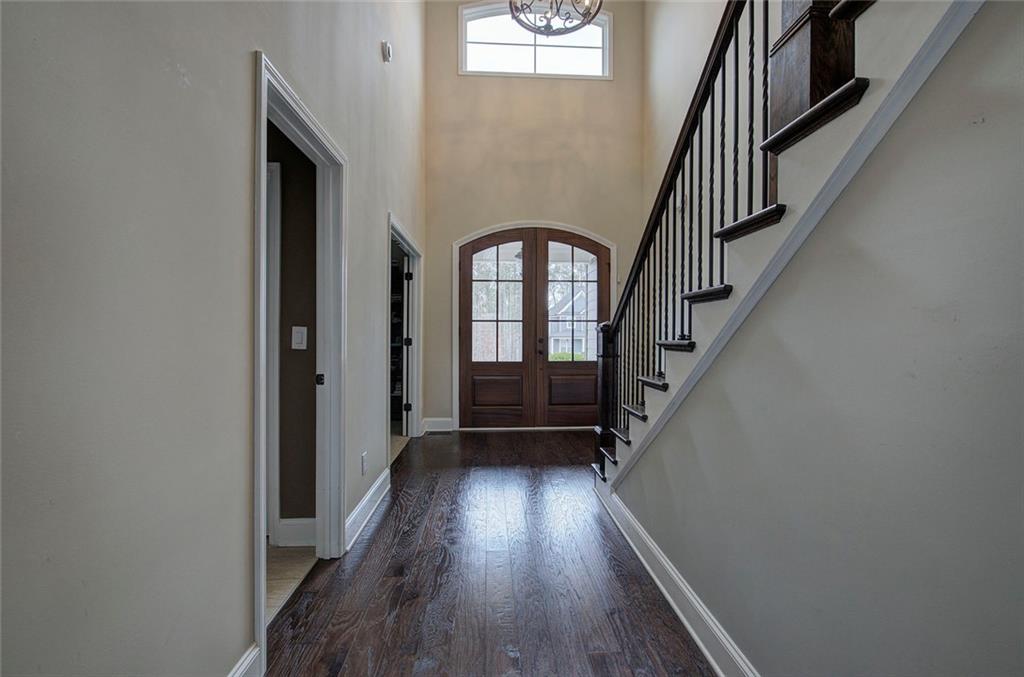 18 Weather View Trail Cartersville, GA 30121 - Photo 22 of 78 a view of entryway with wooden floor and stairs