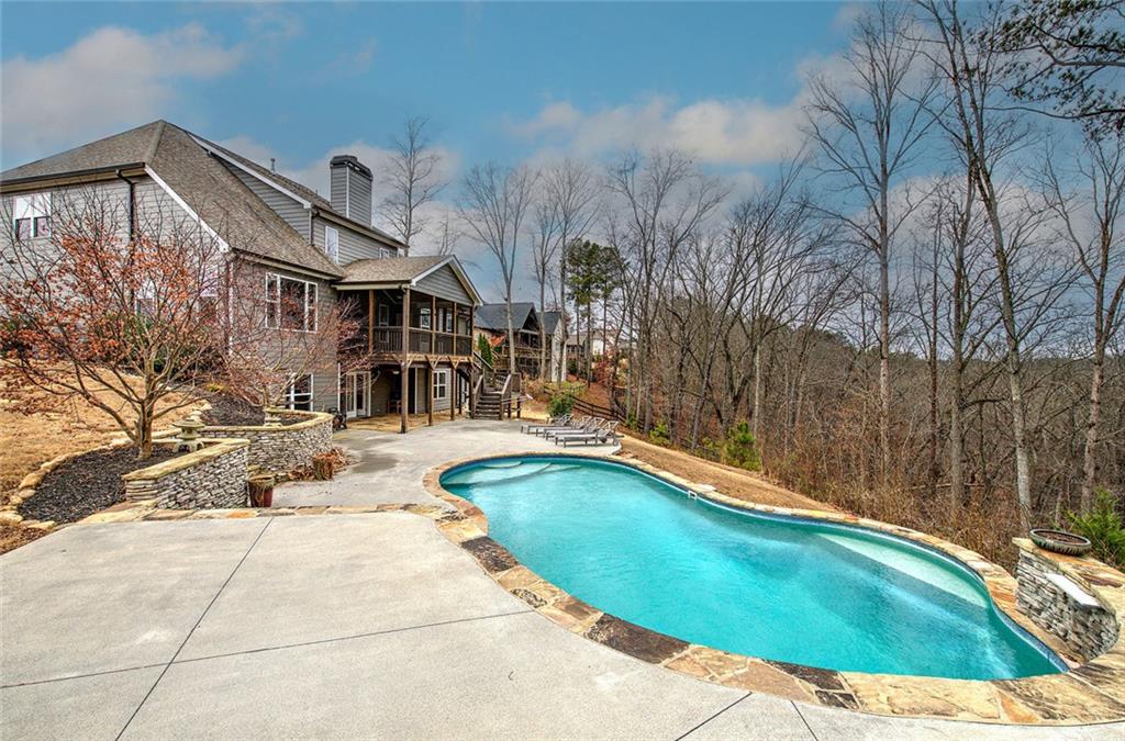 18 Weather View Trail Cartersville, GA 30121 - Photo 63 of 78 a view of a house with pool