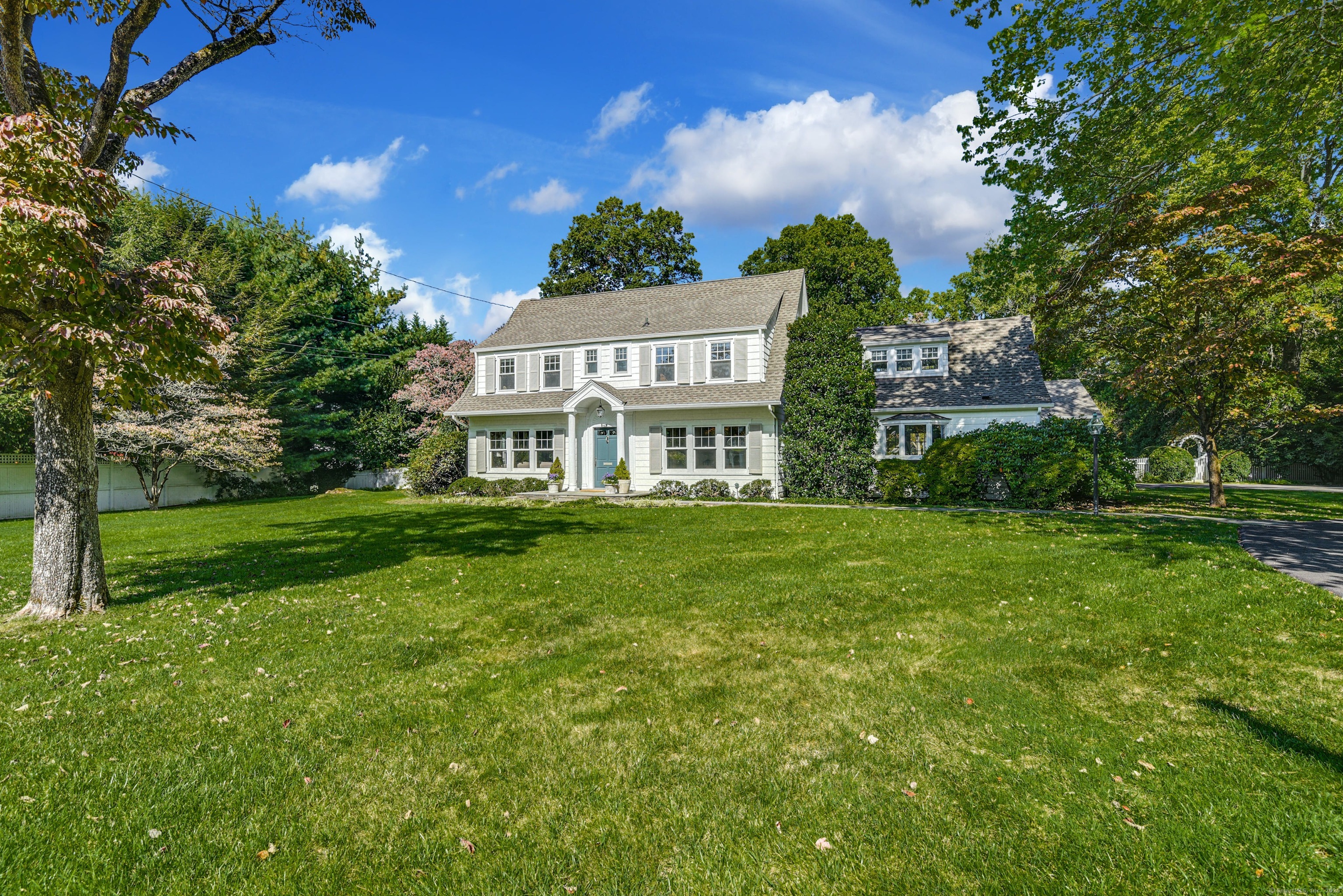 9 Sunset Road Darien, CT 06820 - Photo 1 of 1 Dutch Colonial set on one lush level acre