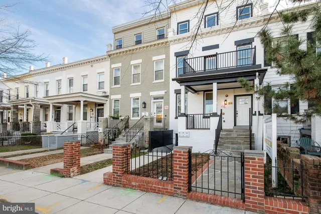 a view of small space with racks on the wall