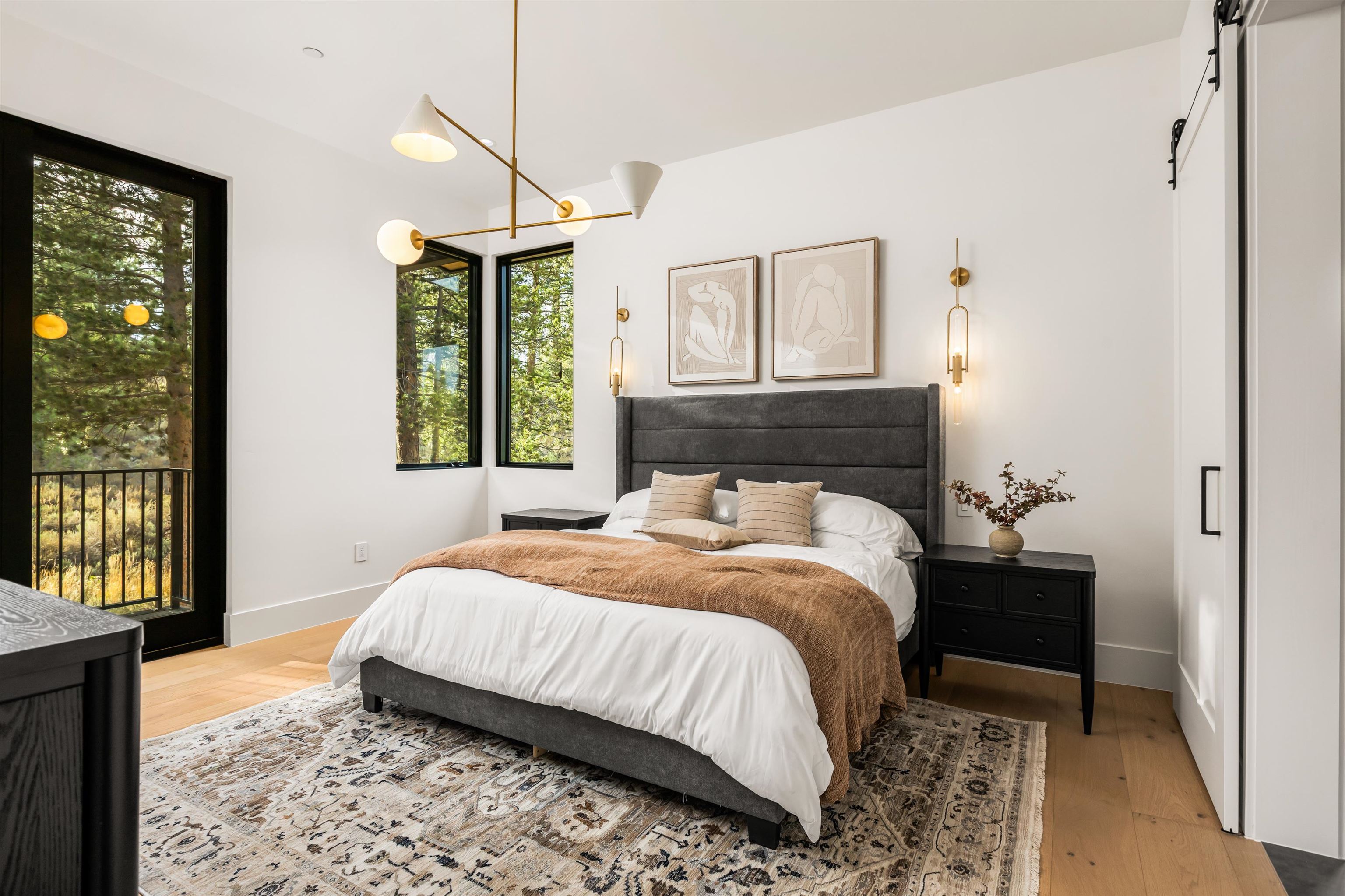 11051 Ghirard Road Truckee, CA 96161 - Photo 13 of 23 a bedroom with a bed and a window