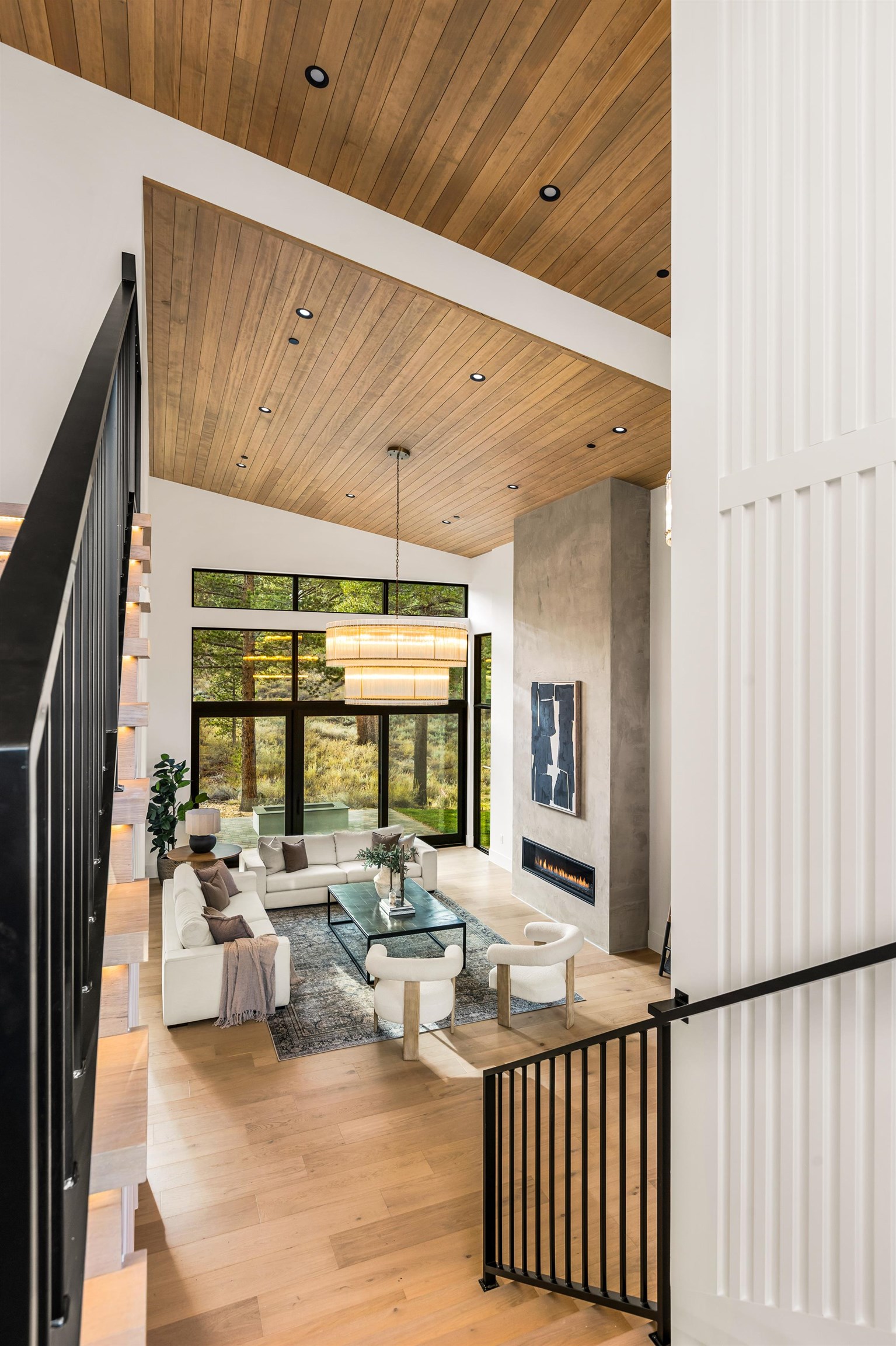 11051 Ghirard Road Truckee, CA 96161 - Photo 15 of 23 a living room with furniture and a large window