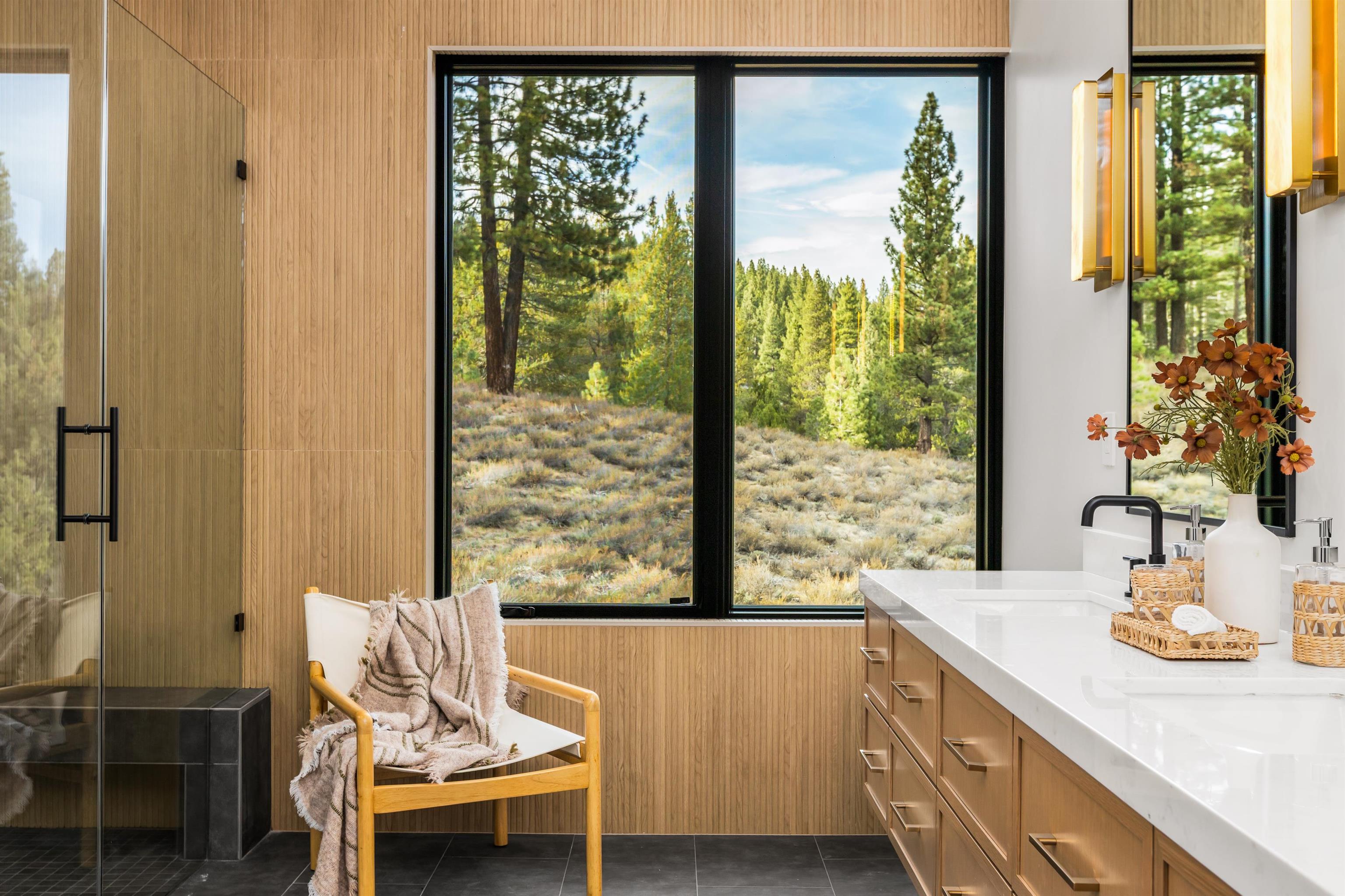 11051 Ghirard Road Truckee, CA 96161 - Photo 17 of 23 a living room with a large window and table