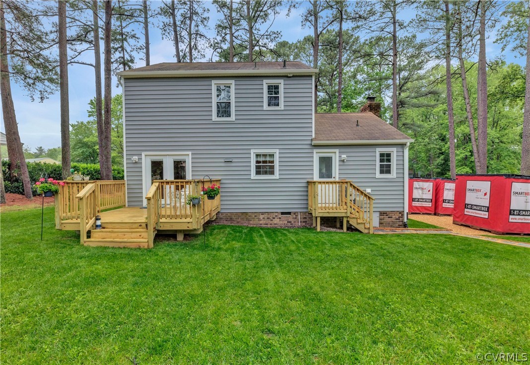 4801 Wilconna Road Chesterfield, VA 23832 - Photo 24 of 25 a front view of a house with a garden and chairs