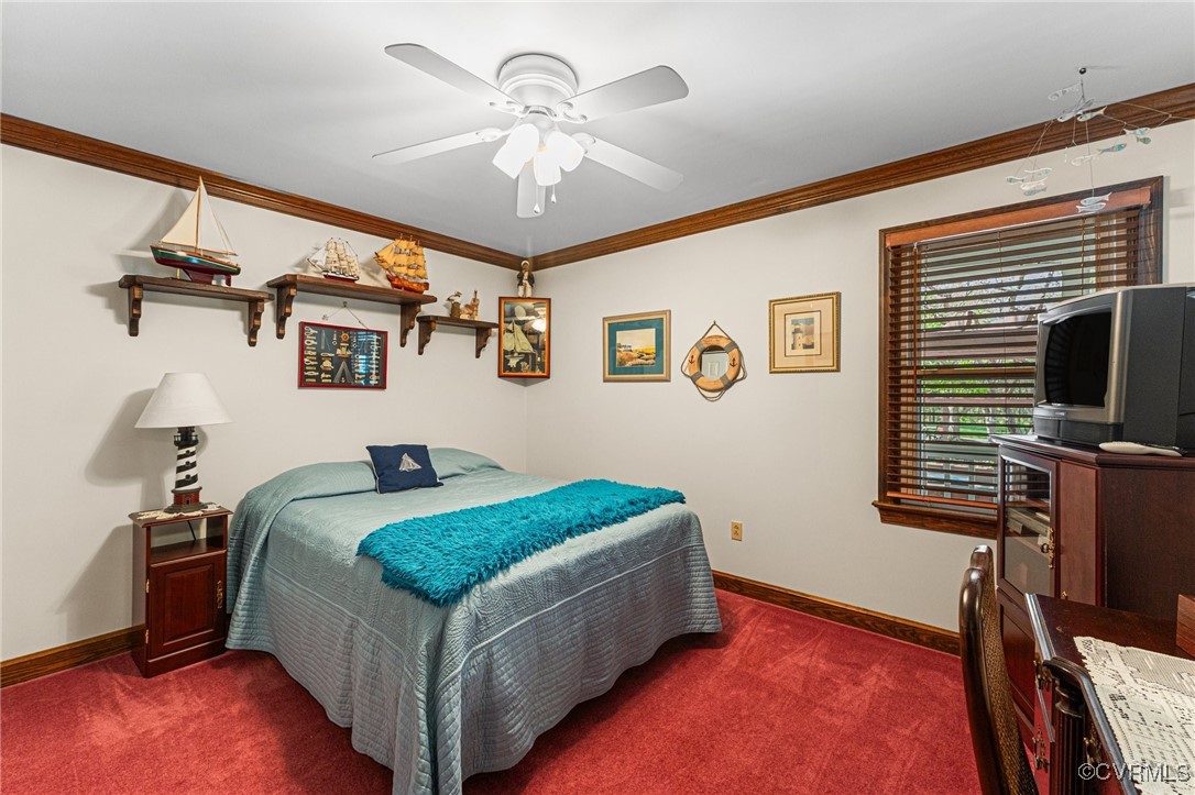 16287 Derby Ridge Road Montpelier, VA 23192 - Photo 26 of 50 Bedroom featuring dark colored carpet, baseboards,