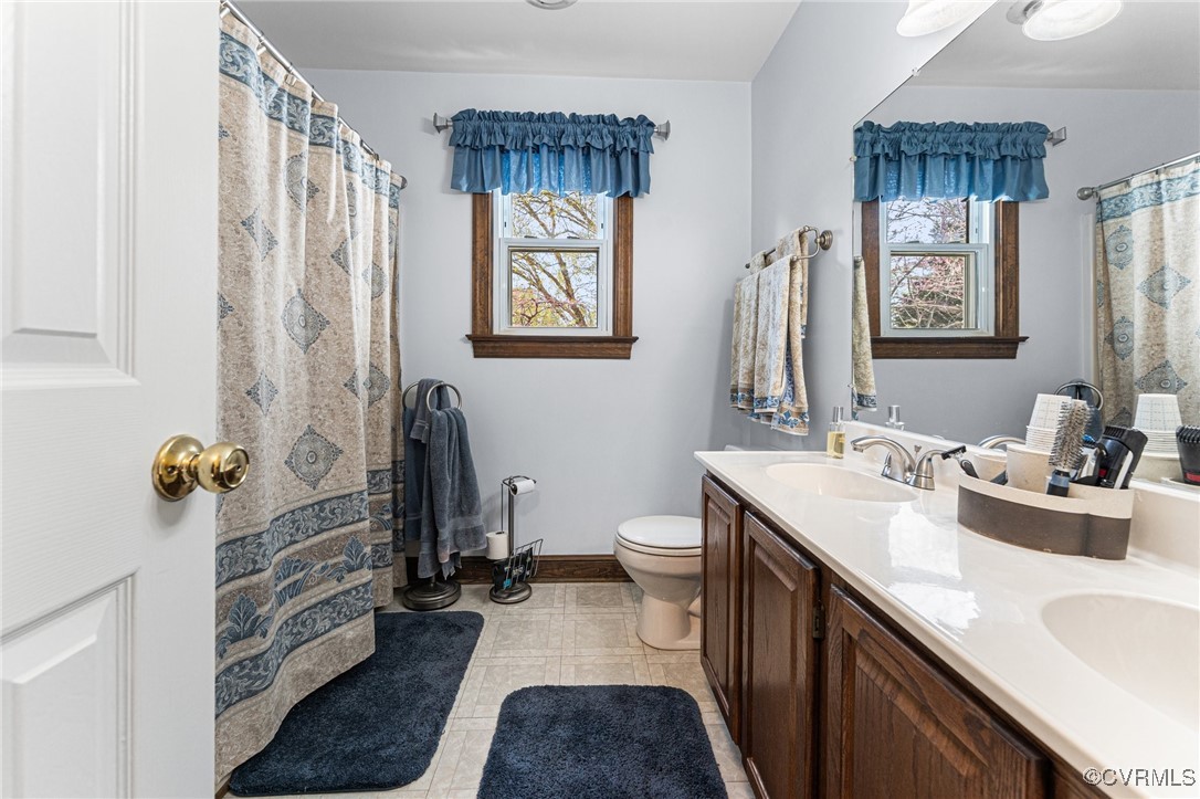 16287 Derby Ridge Road Montpelier, VA 23192 - Photo 38 of 50 Full bathroom featuring toilet, a sink, and a weal