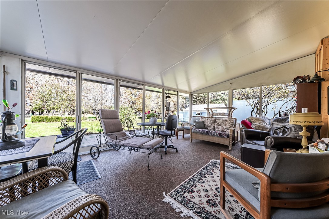 6287 Highland Road Cleveland, OH 44143 - Photo 33 of 46 Sunroom featuring lofted ceiling