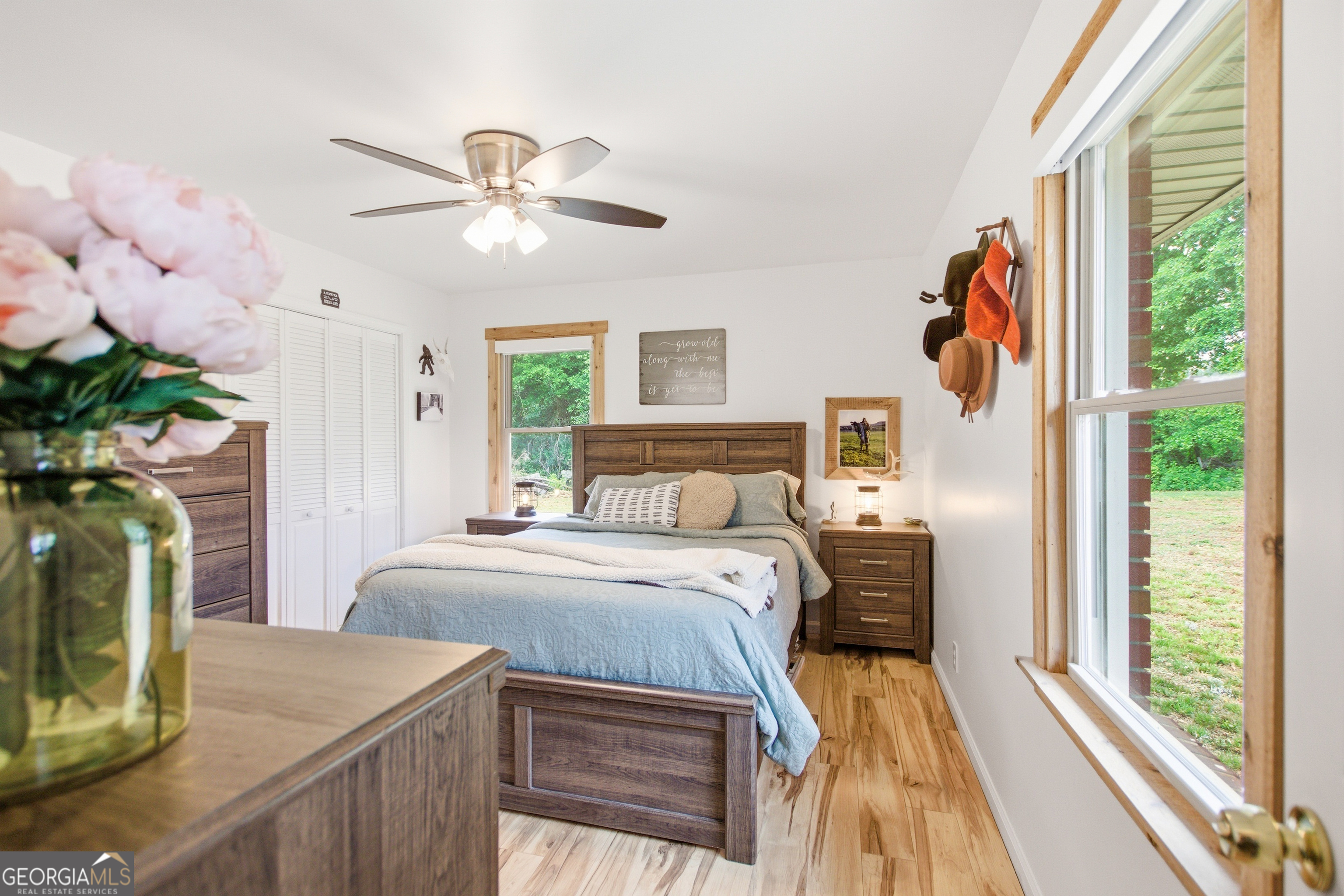 127 Akins Bridge Road Eastanollee, GA 30538 - Photo 50 of 52 a bedroom with a bed furniture and a window