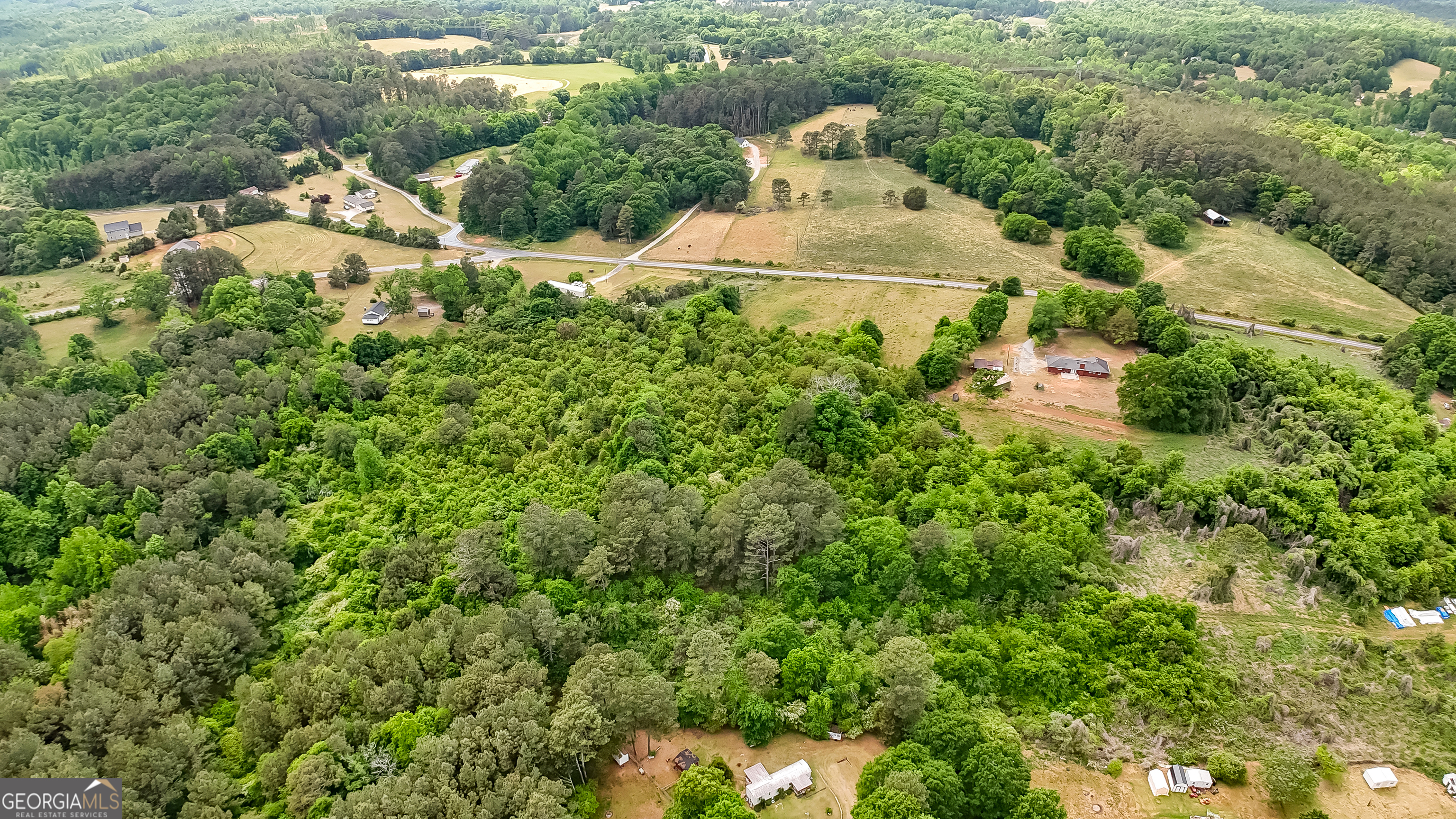 127 Akins Bridge Road Eastanollee, GA 30538 - Photo 6 of 52 a aerial view of a house with a yard and lake view