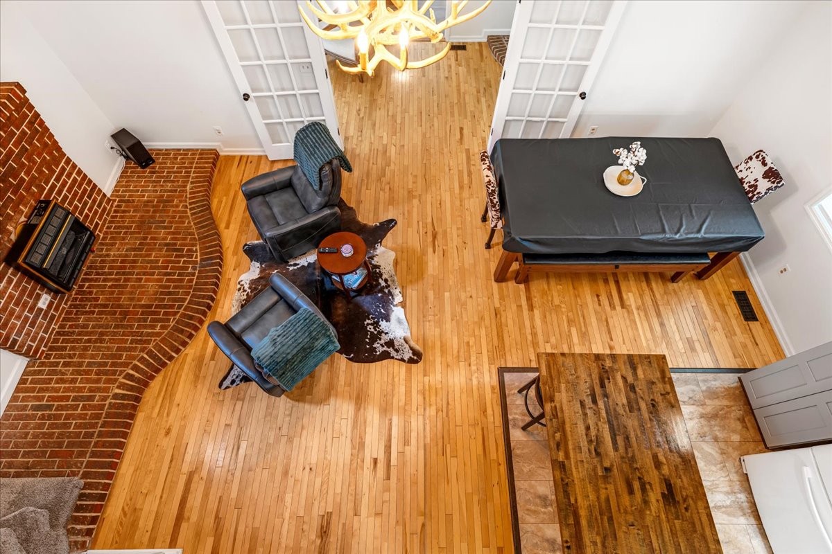 802 Evans Road Winchester, TN 37398 - Photo 24 of 43 view of living room with wooden floor