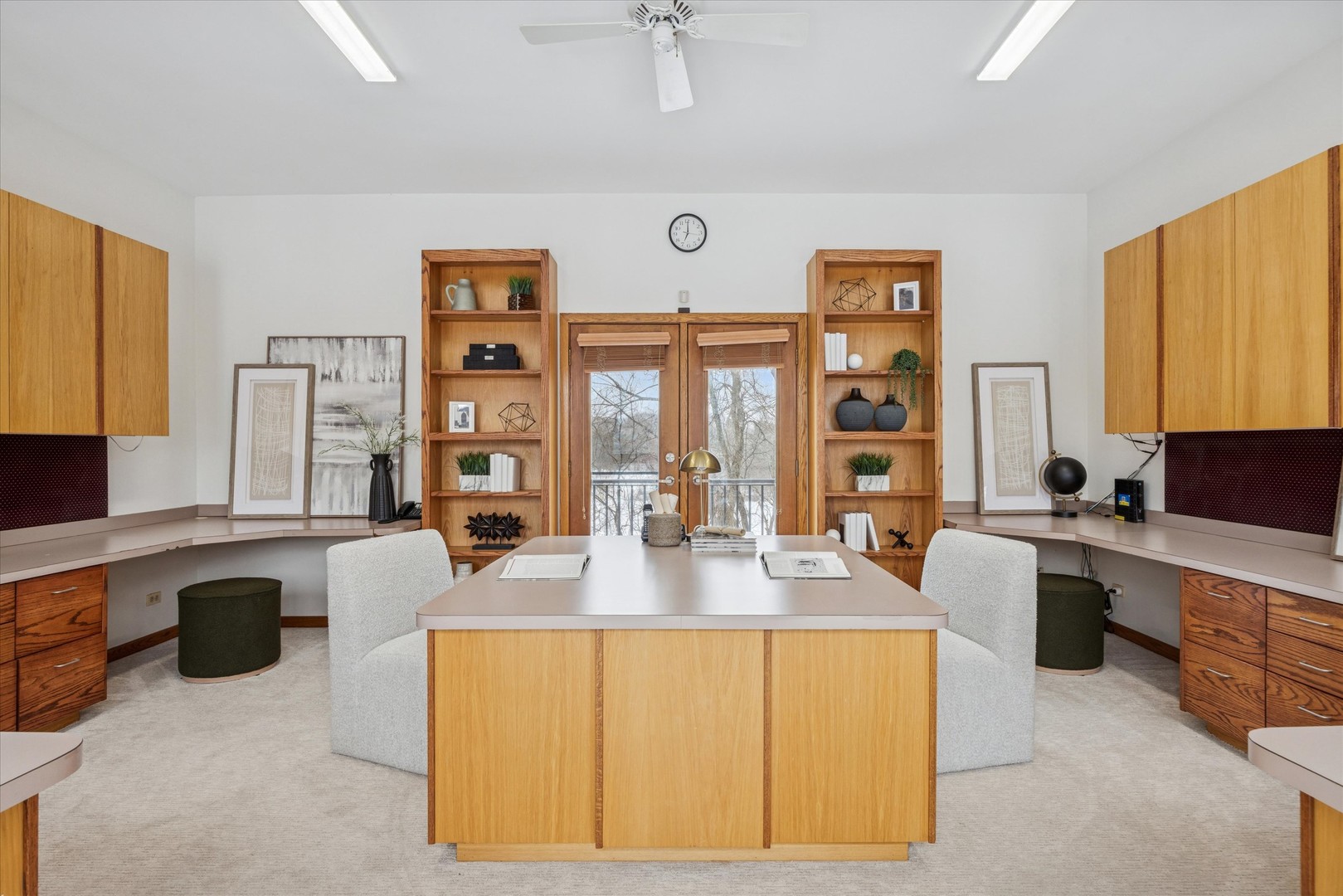8425 Hickory Court Burr Ridge, IL 60527 - Photo 15 of 53 a large living room with stainless steel appliances kitchen island granite countertop a couch and a large window