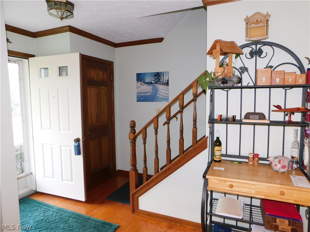 8138 Yoder Road Seville, OH 44273 - Photo 4 of 31 Nice entry features newer hardwood floors and crown molding