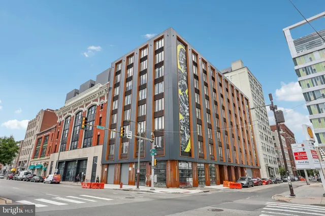 a front view of a building