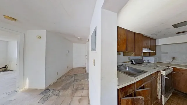 a view of a house basement