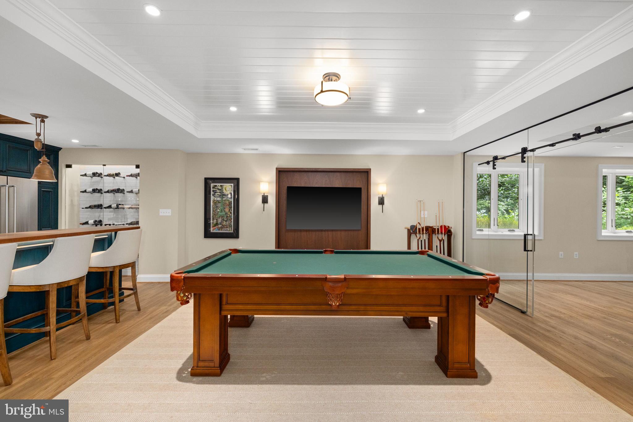 1111 Crest Lane McLean, VA 22101 - Photo 45 of 61 a room with pool table and windows