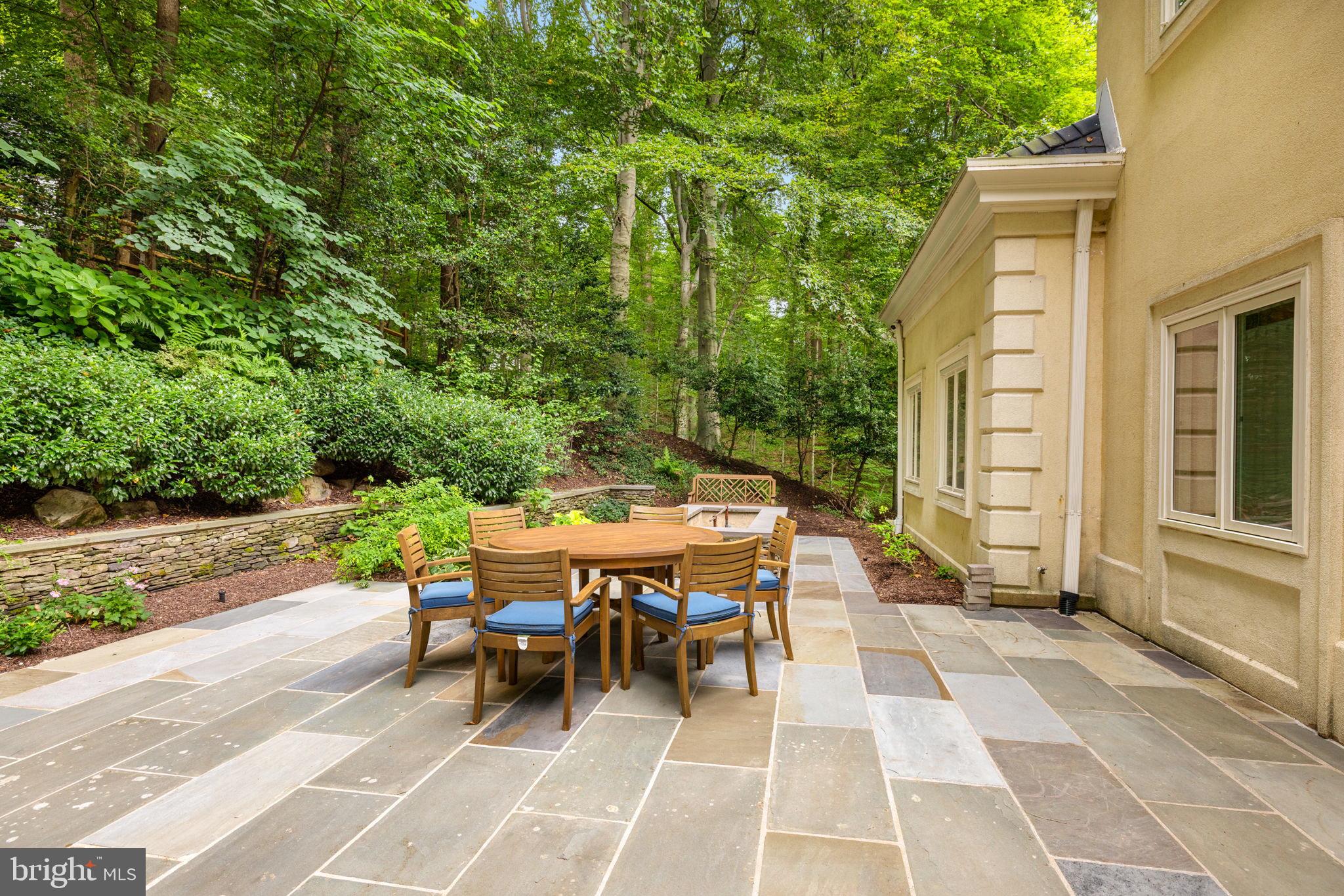 1111 Crest Lane McLean, VA 22101 - Photo 59 of 61 a view of a patio with table and chairs and potted plants