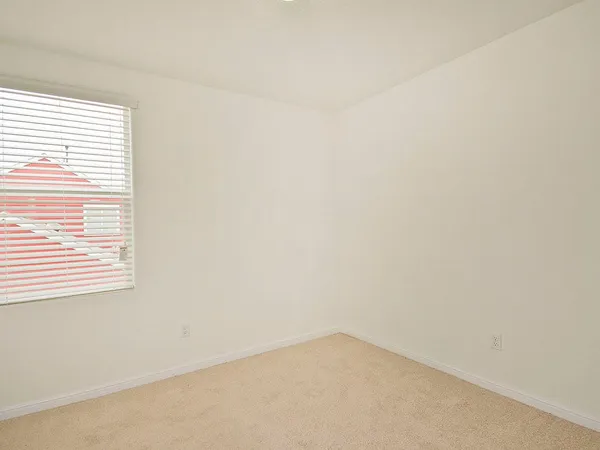 a view of a small space with window