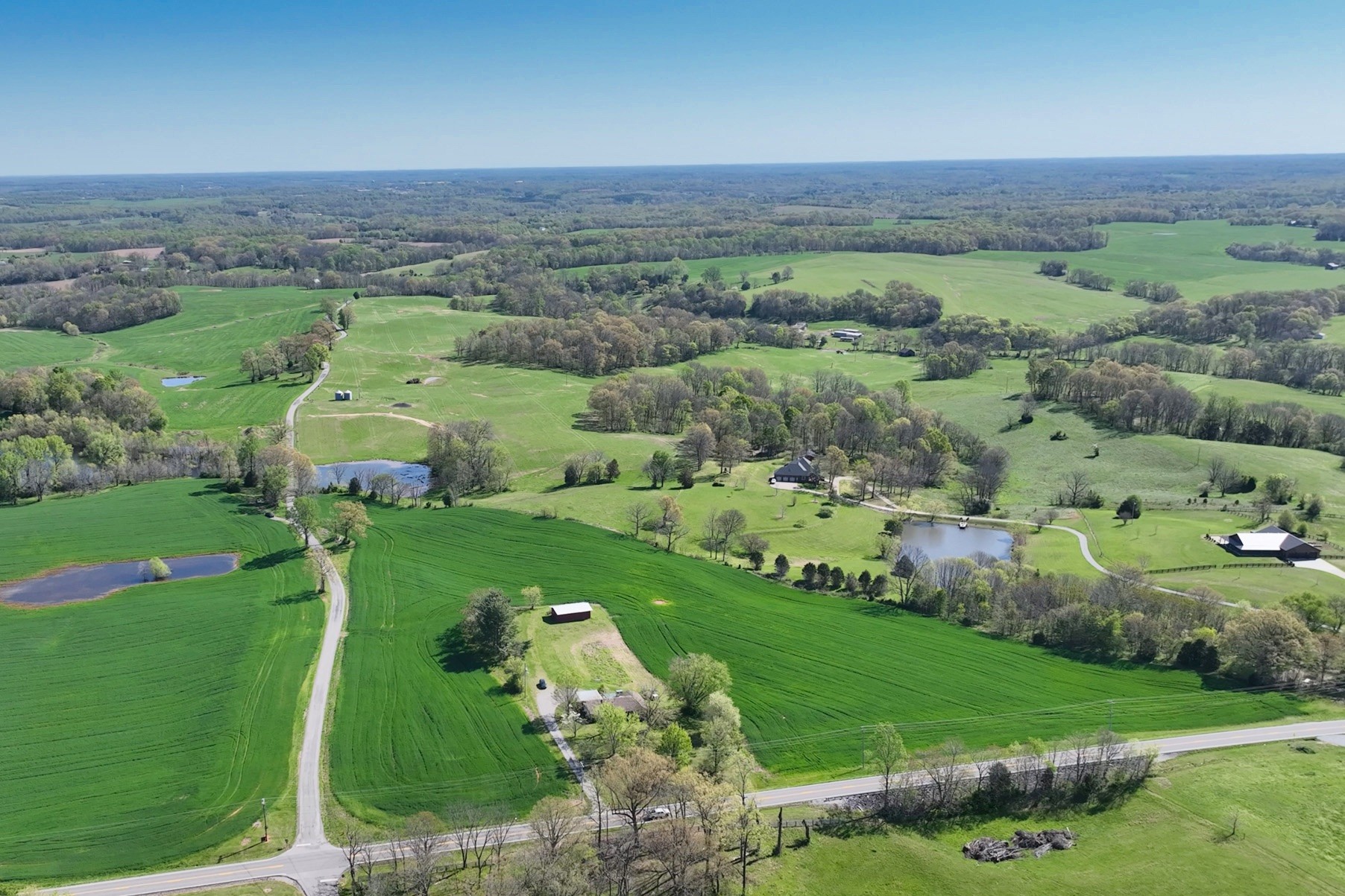 0 Mt Zion Road Springfield, TN 37172 - Photo 6 of 18 an aerial view of green landscape with trees houses and mountain view