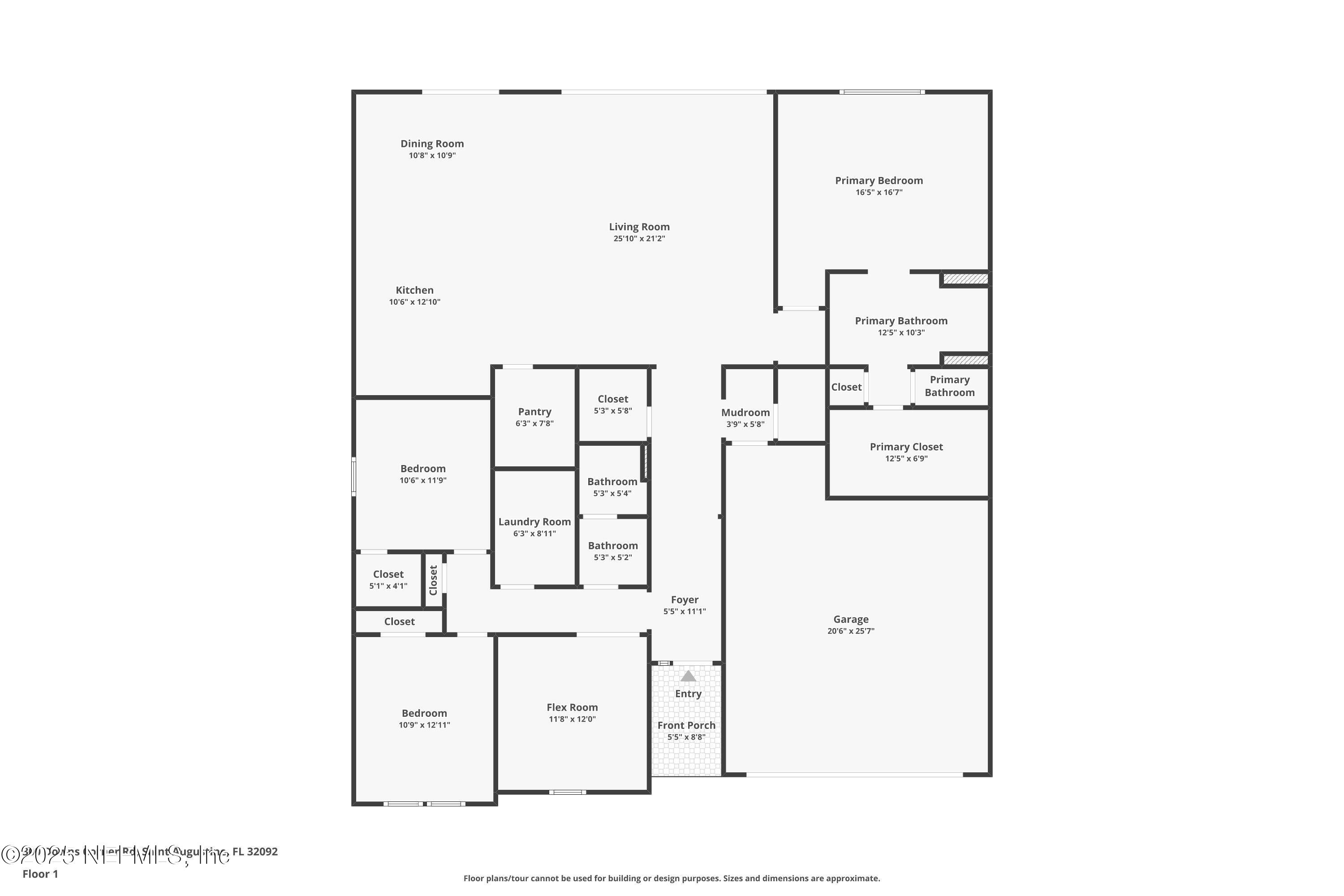 300 Downs Corner Road St. Augustine, FL 32092 - Photo 56 of 56 Floor-1