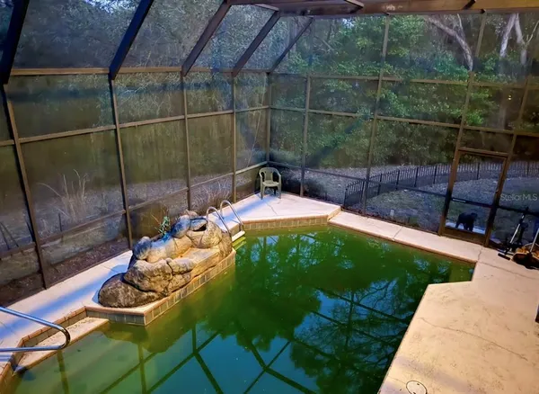 a view of swimming pool and lake view