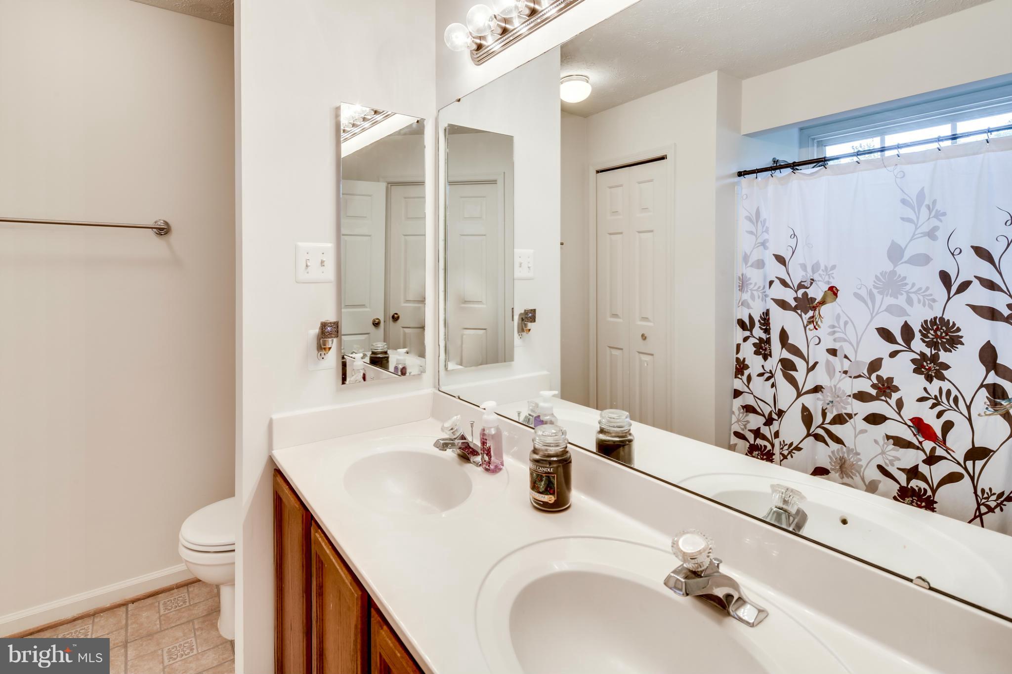 9539 Ridgeview Drive Columbia, MD 21046 - Photo 17 of 30 a bathroom with a sink and a mirror