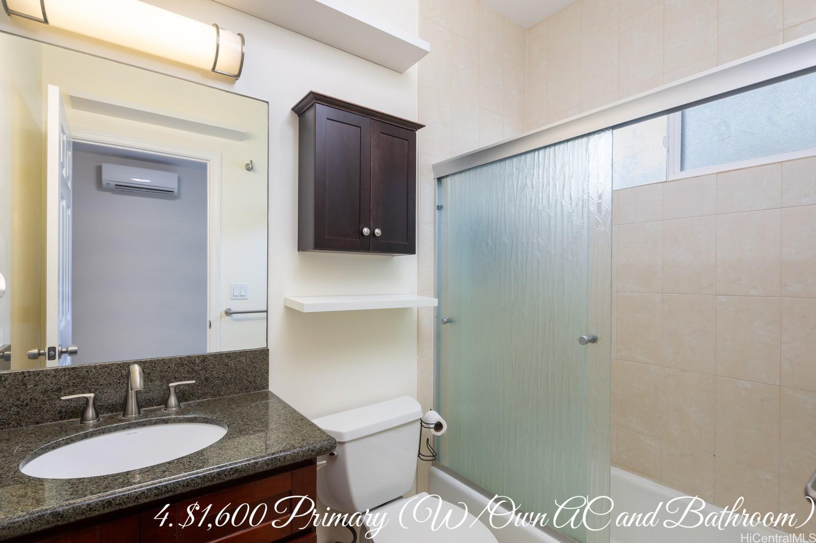 841 20th Avenue Honolulu, HI 96816 - Photo 14 of 17 a bathroom with a sink a toilet and shower