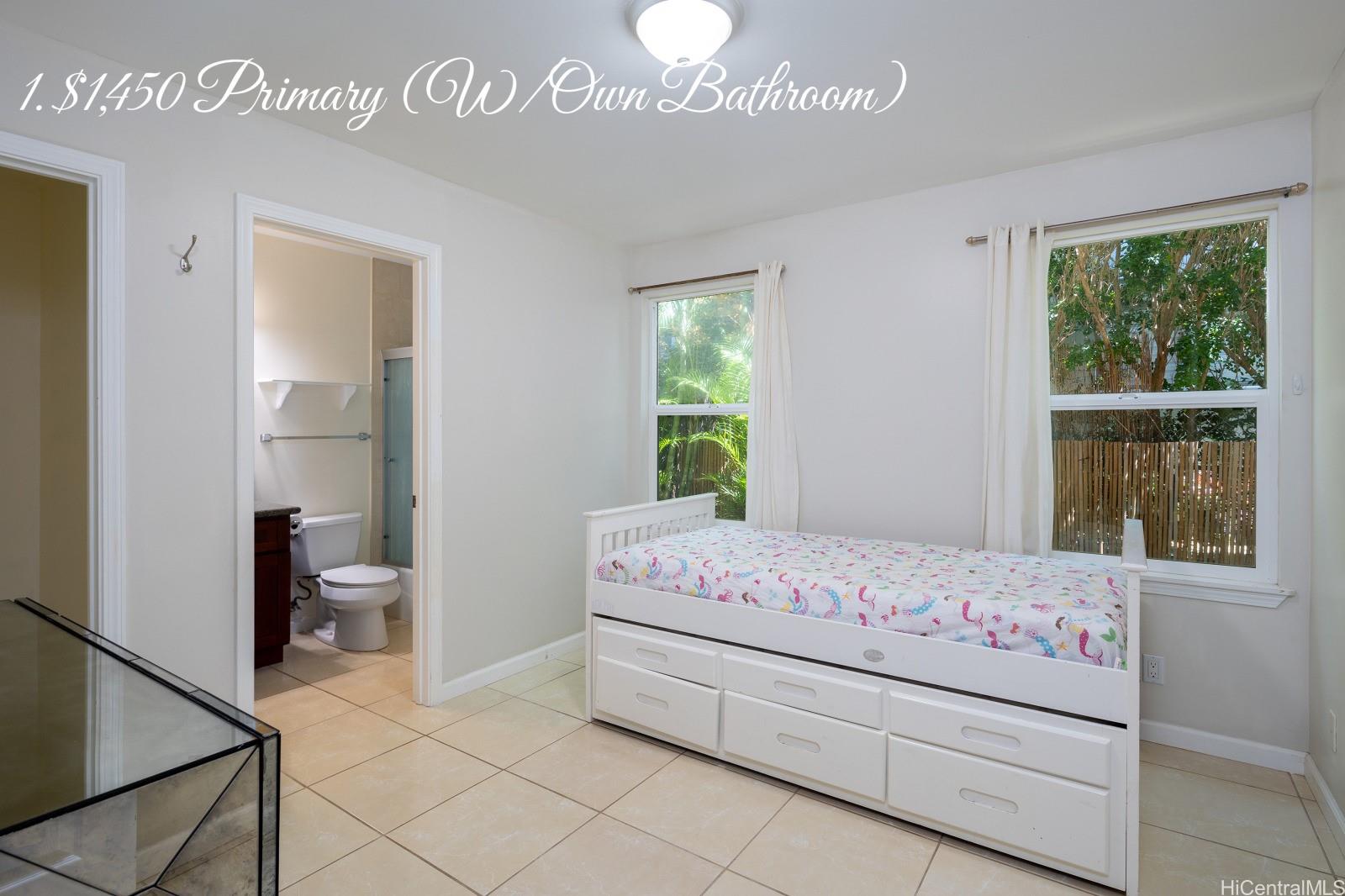 841 20th Avenue Honolulu, HI 96816 - Photo 7 of 17 a bedroom with a bed and a window