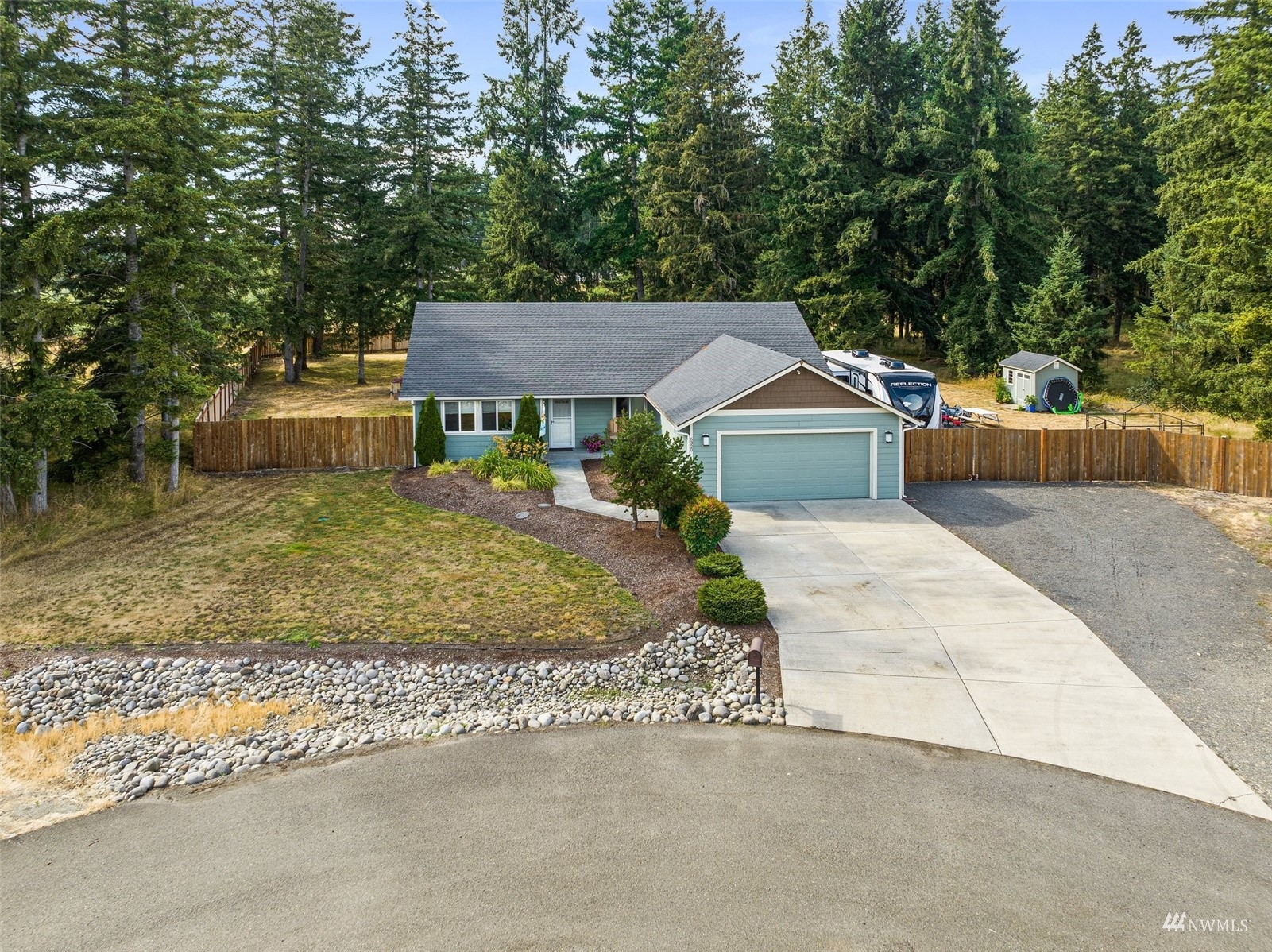6320 192nd Lane Southwest Rochester, WA 98579 - Photo 29 of 30 front view of a house with a yard