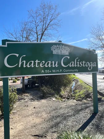 a sign broad in front of a building