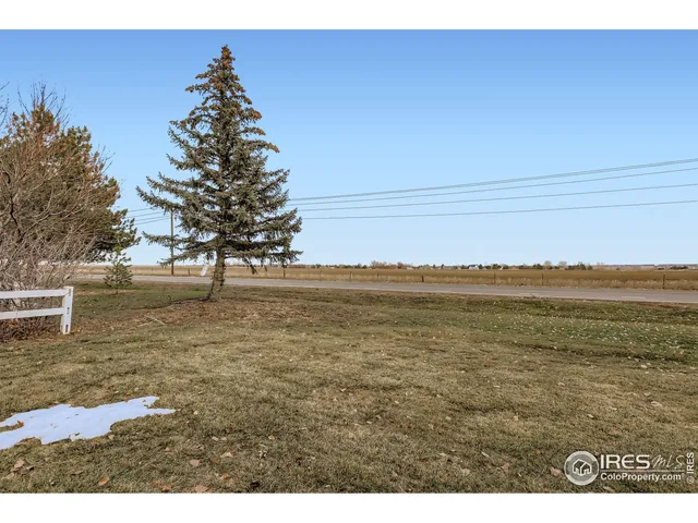 a view of a lake from a yard