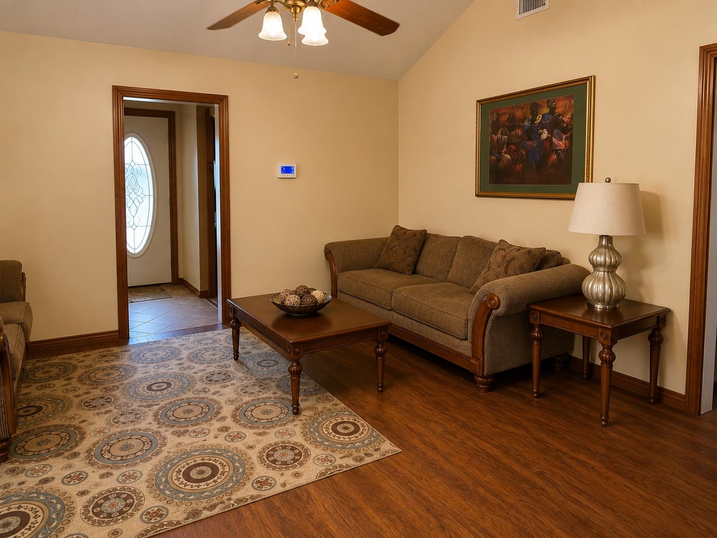 5845 Meadowview Road Beaumont, TX 77708 - Photo 8 of 24 a living room with furniture and a rug