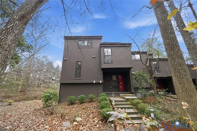 a view of a door of the house