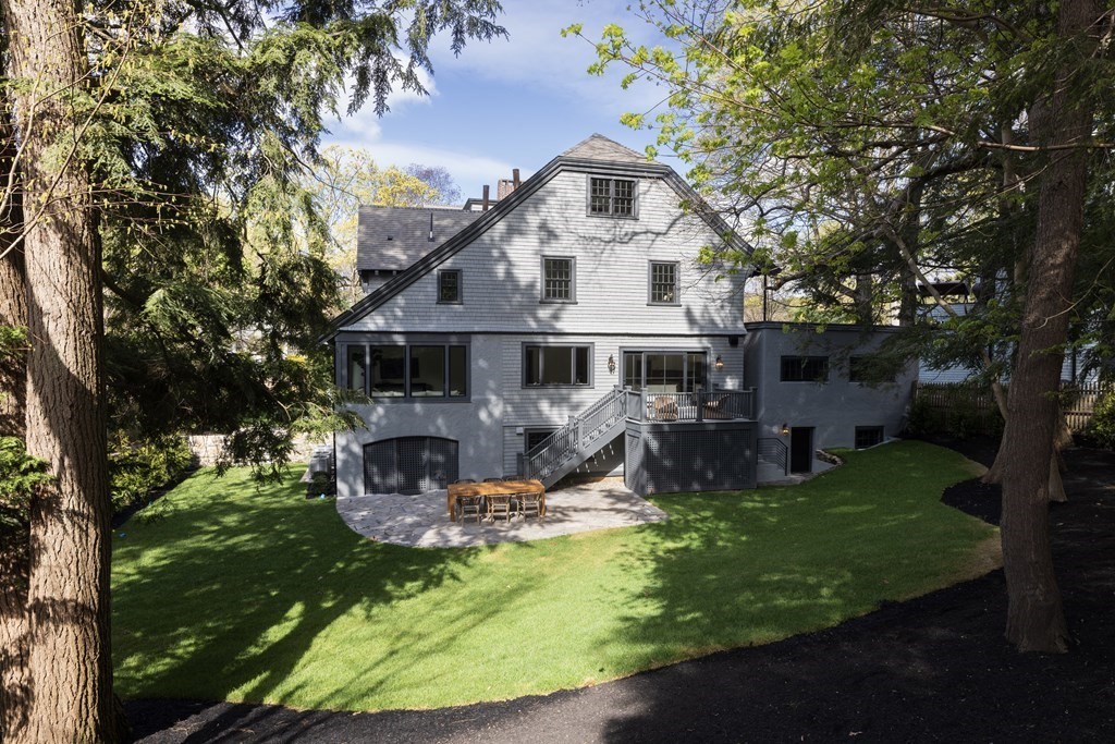 460 Walnut Street Brookline, MA 02445 - Photo 33 of 35 a front view of a house with garden