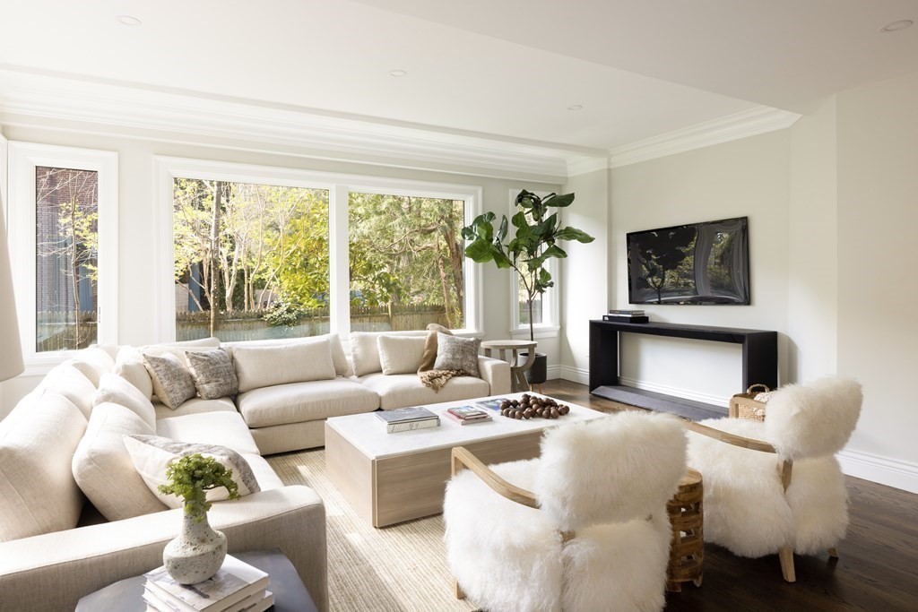 460 Walnut Street Brookline, MA 02445 - Photo 7 of 35 a living room with furniture and a large window