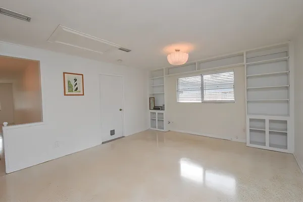 a storage room with washer and dryer