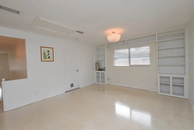 a storage room with washer and dryer