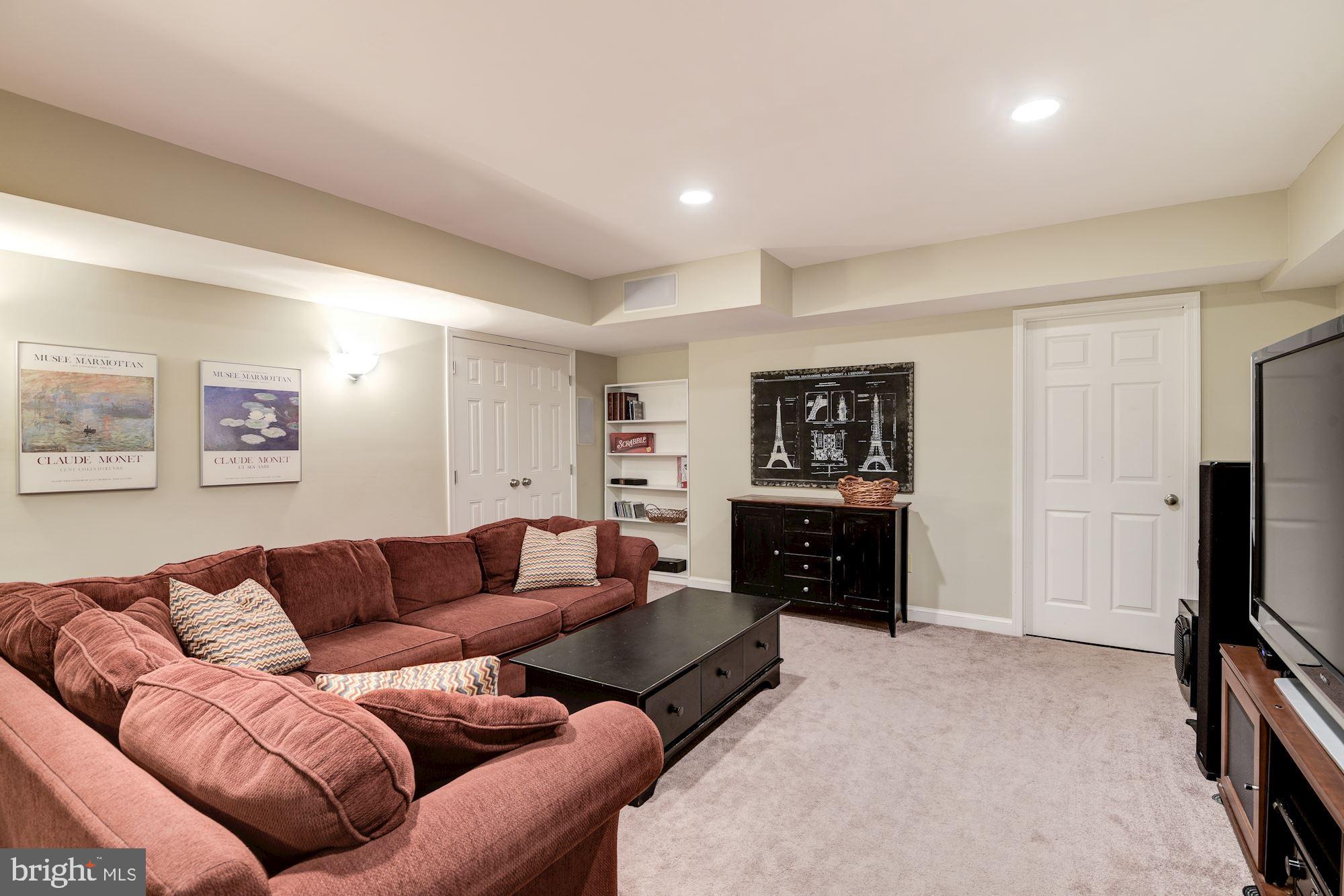 6 Beall Spring Court Potomac, MD 20854 - Photo 35 of 54 Lower Level Media Area