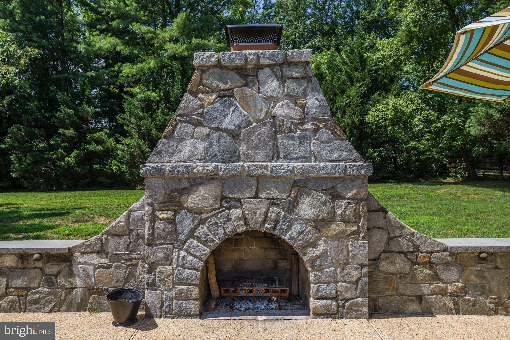 6 Beall Spring Court Potomac, MD 20854 - Photo 41 of 54 Outdoor Fireplace