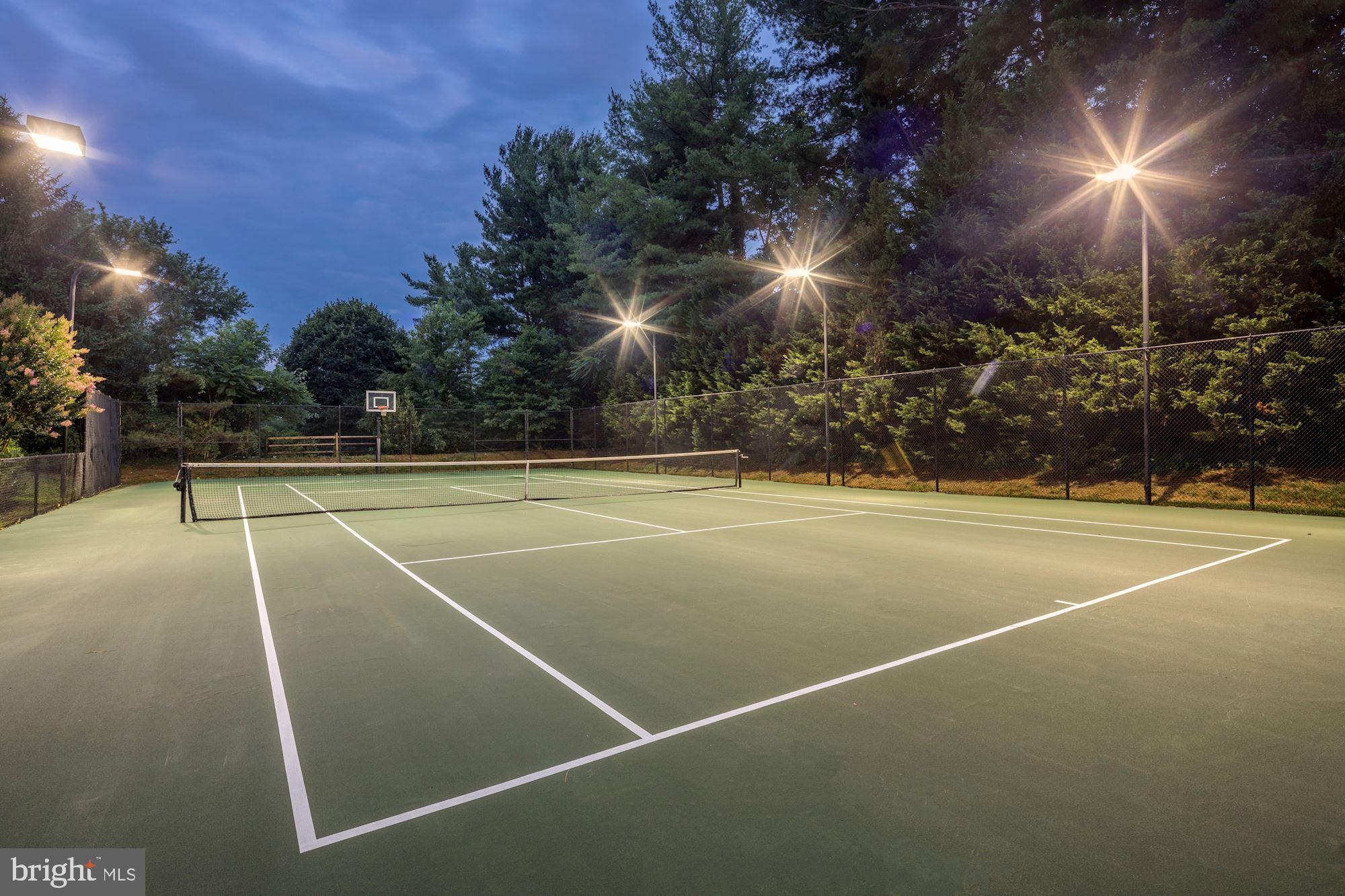 6 Beall Spring Court Potomac, MD 20854 - Photo 47 of 54 Lighted Tennis/Sports Court w/ Basketball hoop