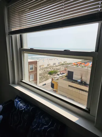 a closeup of a mirror