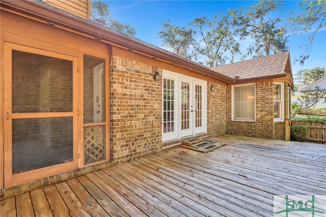 1 Winsford Road Savannah, GA 31419 - Photo 27 of 31 Deck off screened porch
