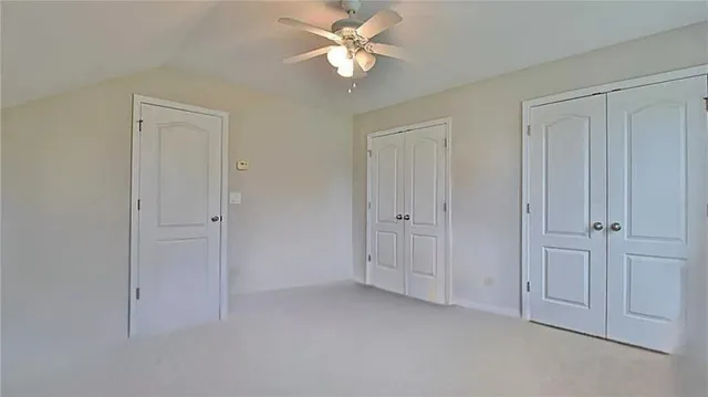 a view of elevator with hallway