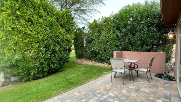a view of a house with a patio