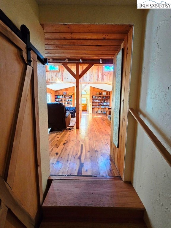 115 Little Horse Path Lansing, NC 28643 - Photo 28 of 33 a view of entryway with wooden floor