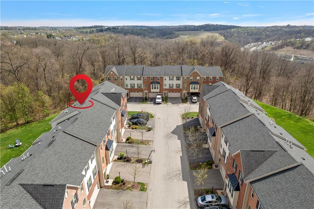 1203 Pointe View Drive Mars, PA 16046 - Photo 50 of 50 an aerial view of a house with a yard and lake view