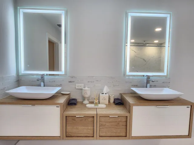 a view of swimming pool with lake view