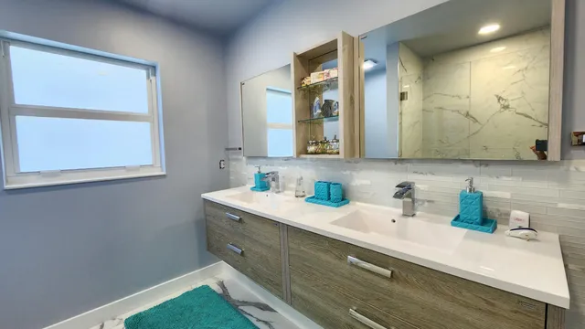 a view of a balcony with lake view