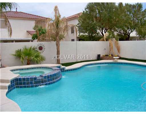 10126 Rice Paper Street Las Vegas, NV 89183 - Photo 3 of 19 Swimming Pool/Hot Tub/Sauna. Home features a large refleshing pool