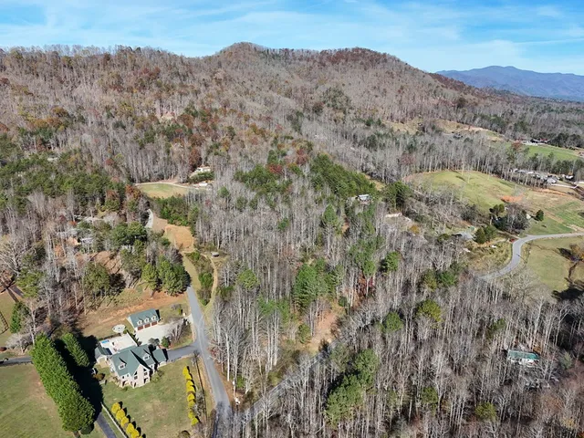 a view of a mountain in the distance